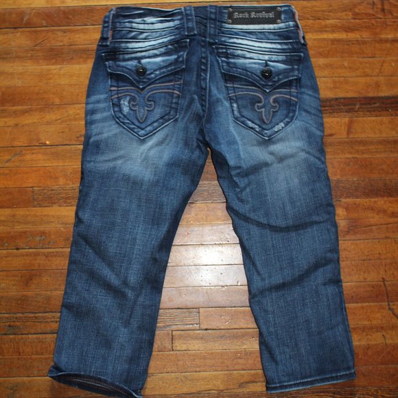 Rock Revival Size 28W Jen Capri - Picture 3 of 6